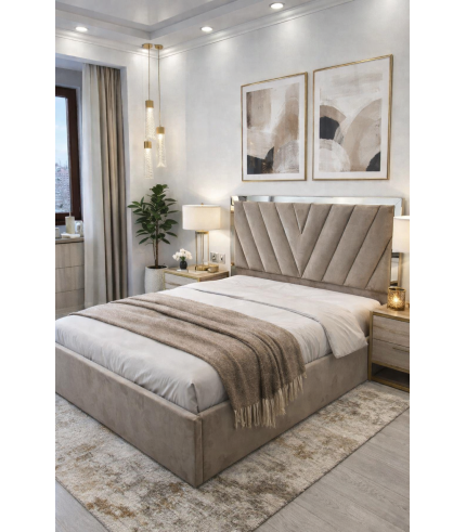 V-Model Bed with Storage